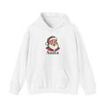 Santa Face Hoodie | Classic Santa Head Illustration, Christmas Holiday Sweatshirt
