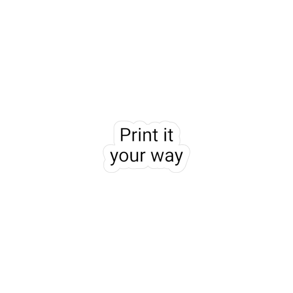Sticker - Kiss-Cut Vinyl Decal for Laptops, Water Bottles, Cars, and More, Adhesive Art Decal