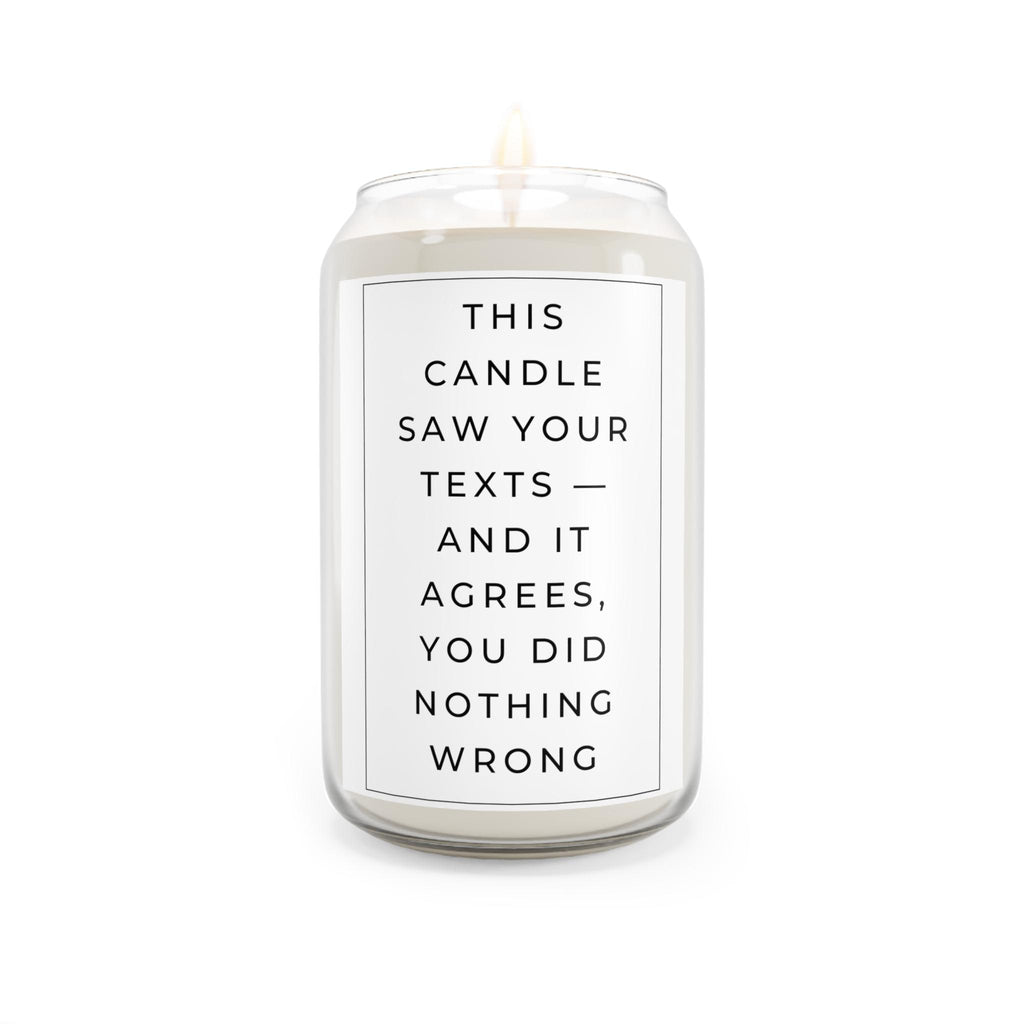 Scented Soy Candle: Mood Boosting Aromatherapy, 70-80 Hour Burn