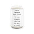 Scented Soy Candle: Mood Boosting Aromatherapy, 70-80 Hour Burn