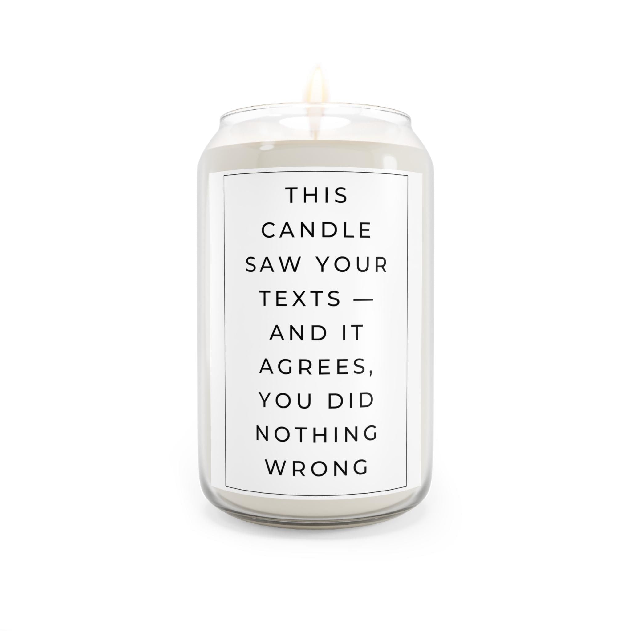 Scented Soy Candle: Mood Boosting Aromatherapy, 70-80 Hour Burn