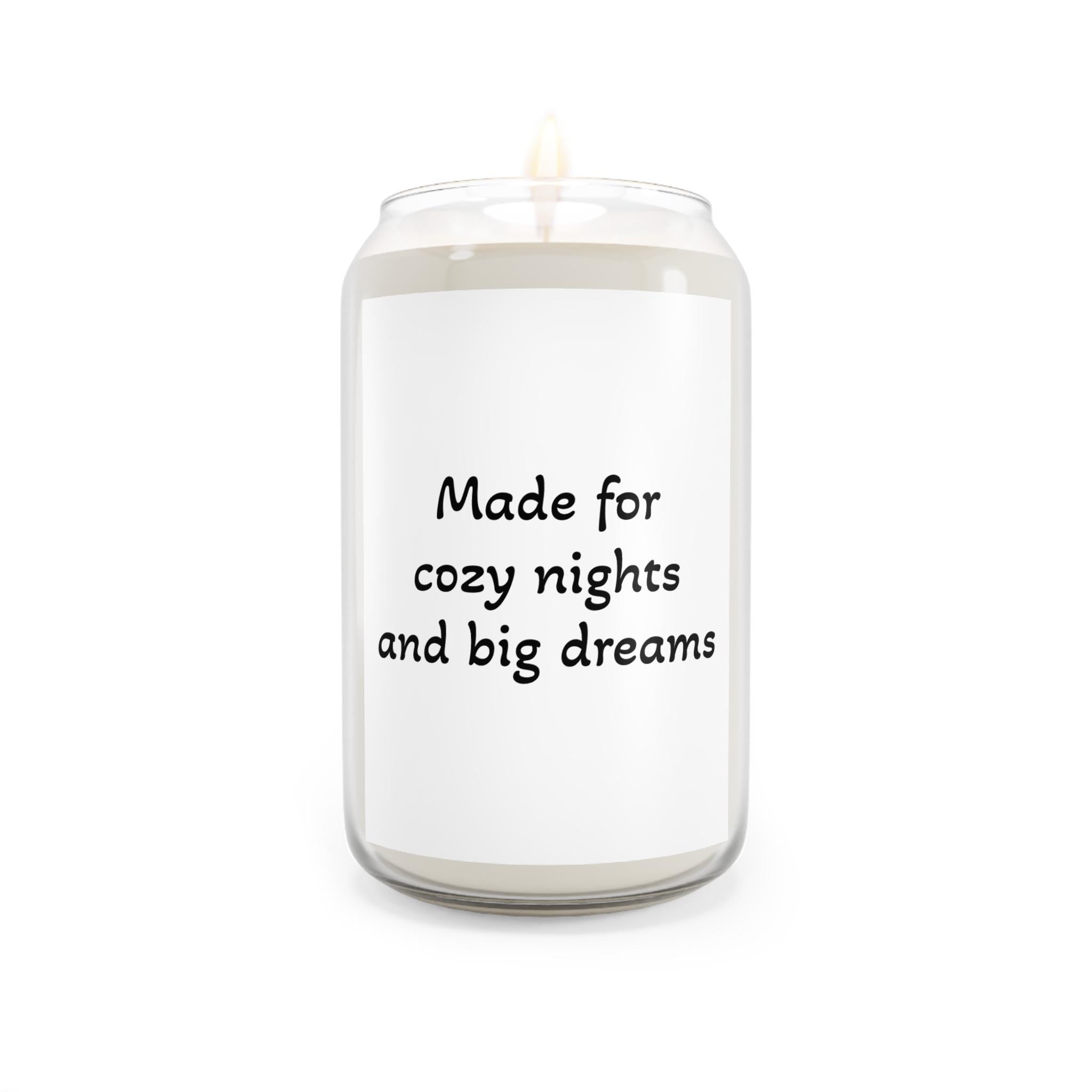 Cozy Scented Soy Candle, Relaxation Gift, Home Decor, Aromatherapy, Gift for Her