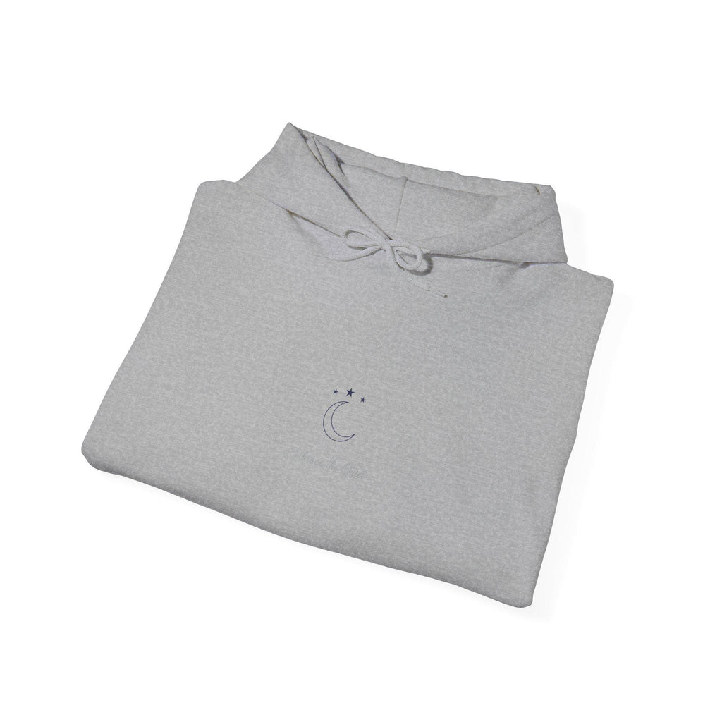 Minimal Moon Phase Hoodie | Fine-Line Constellation, Celestial Minimalism