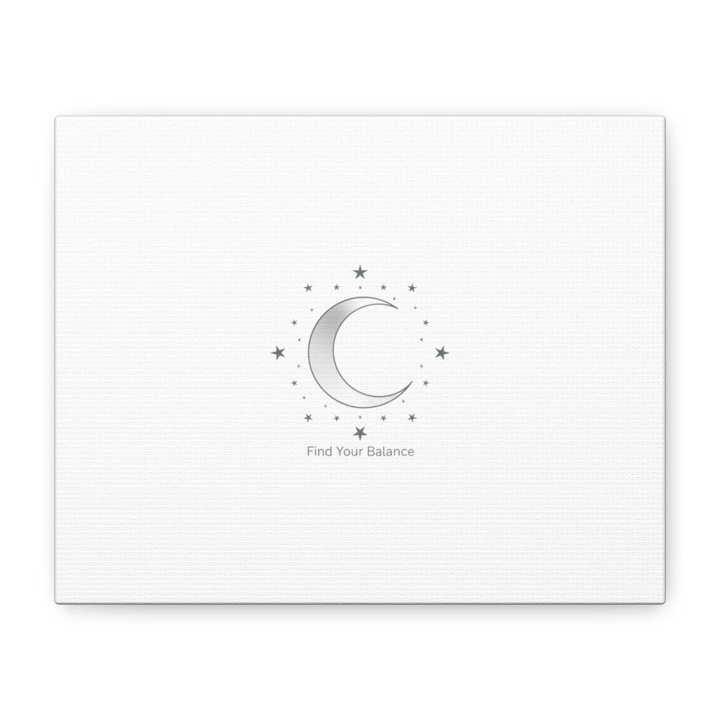 Minimal Moon Phase Canvas | Celestial Constellation Art Print, Astrology Minimalism