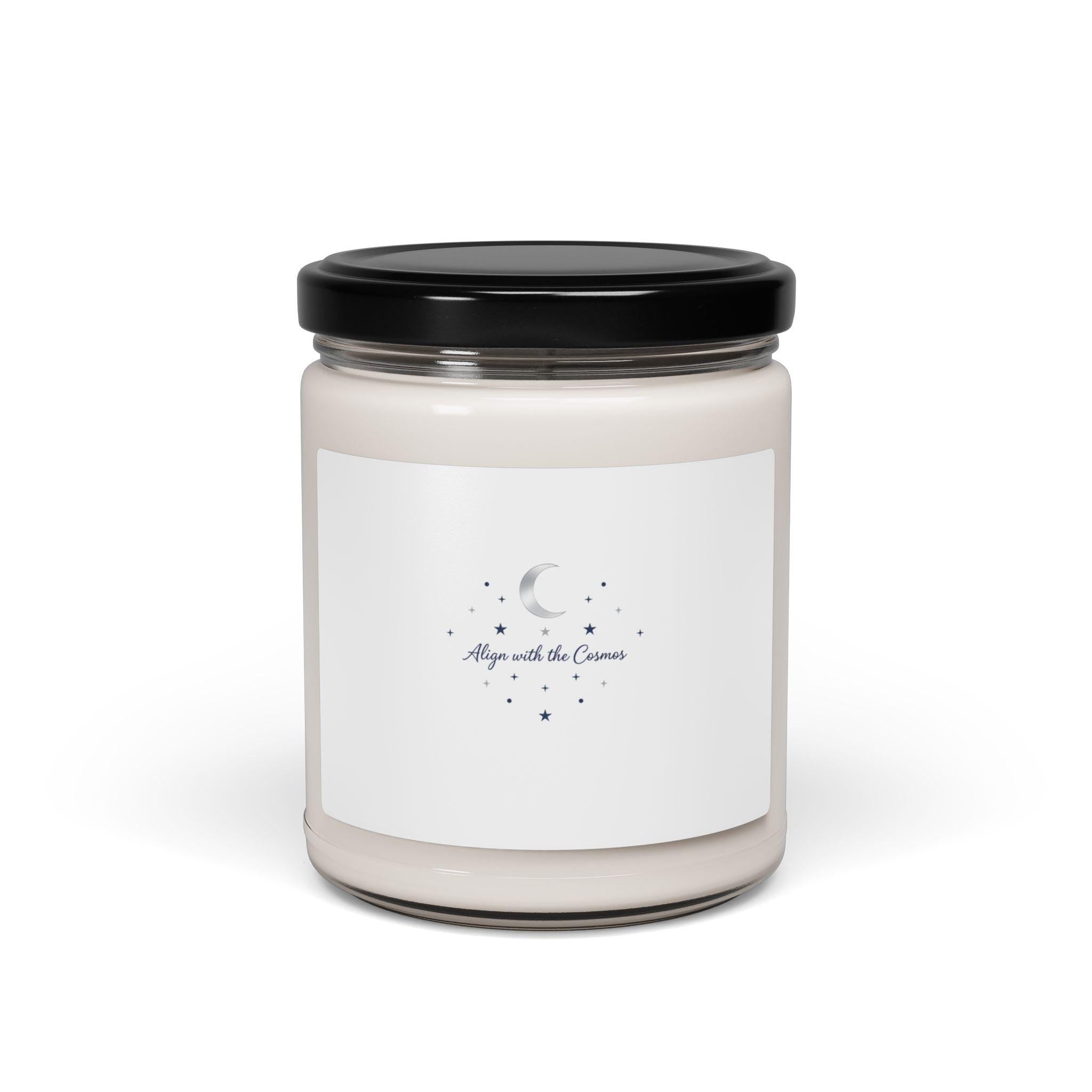 Moon Phase Constellation Soy Candle, Minimal Astrology Celestial Jar