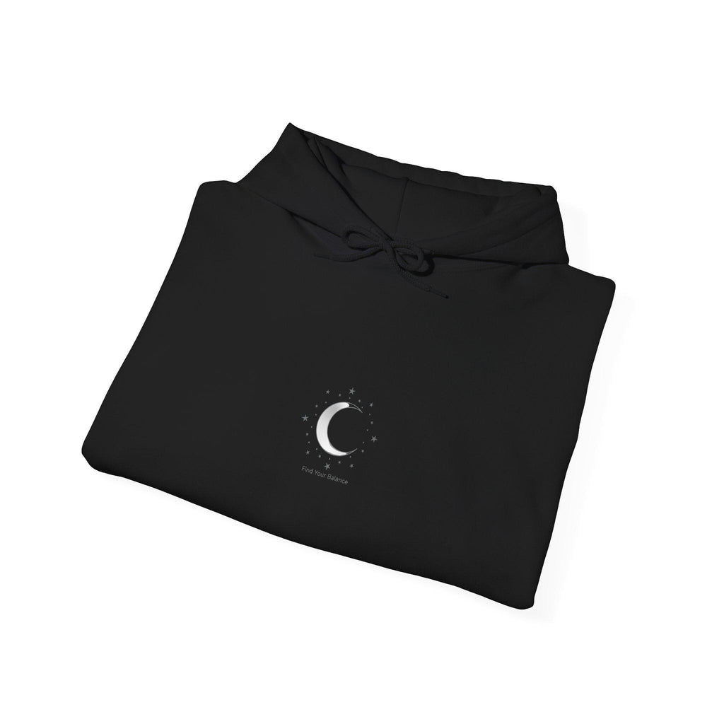 Minimal Moon Phase Hoodie | Celestial Constellation, Fine-Line Astrology