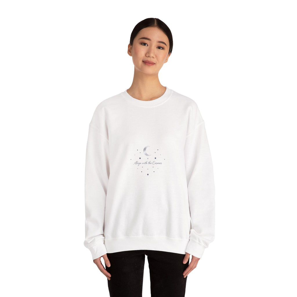 Minimal Moon Phase Constellation Sweatshirt | Celestial Minimalism, Fine-Line Astrology