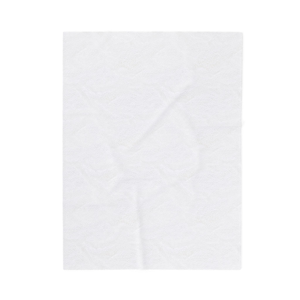 Minimalist Moon Phase Velveteen Blanket | Celestial Decor