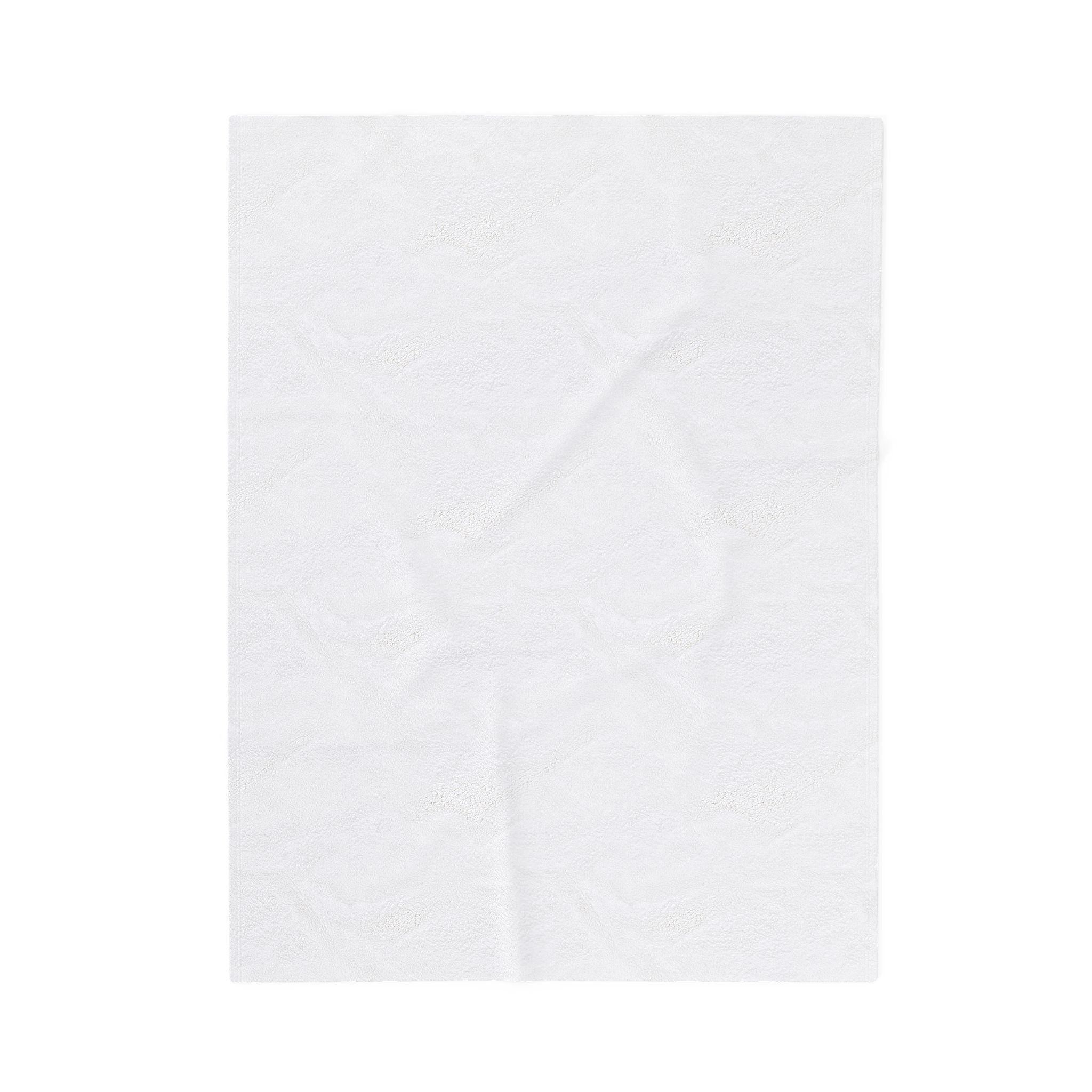 Minimalist Moon Phase Velveteen Blanket | Celestial Decor