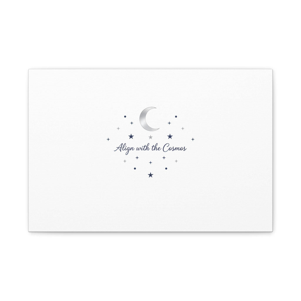 Minimal Moon Phase Canvas, celestial constellation art print | astrology wall decor