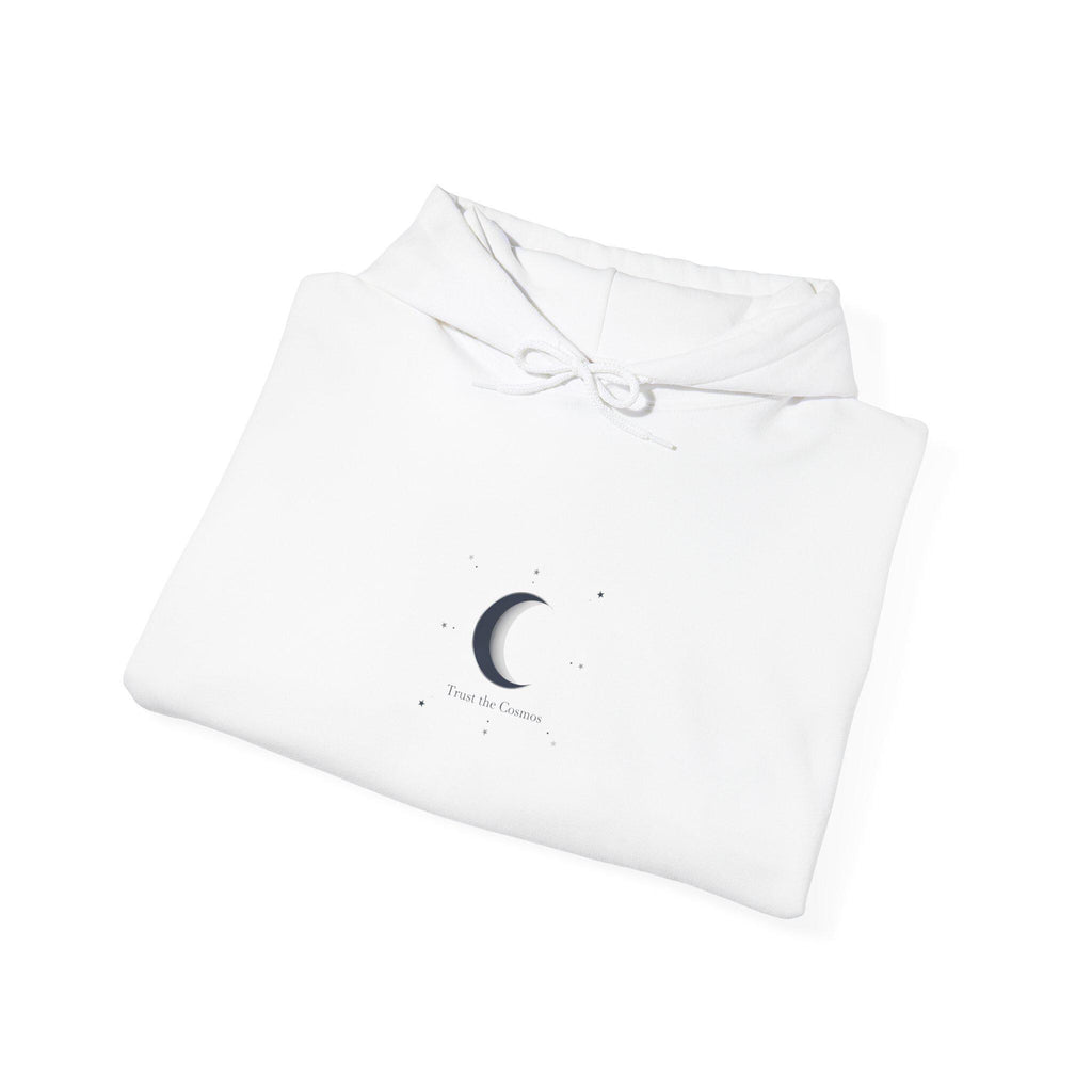 Minimal Crescent Moon Hoodie | Astrology Celestial Minimalism, moon phase graphic