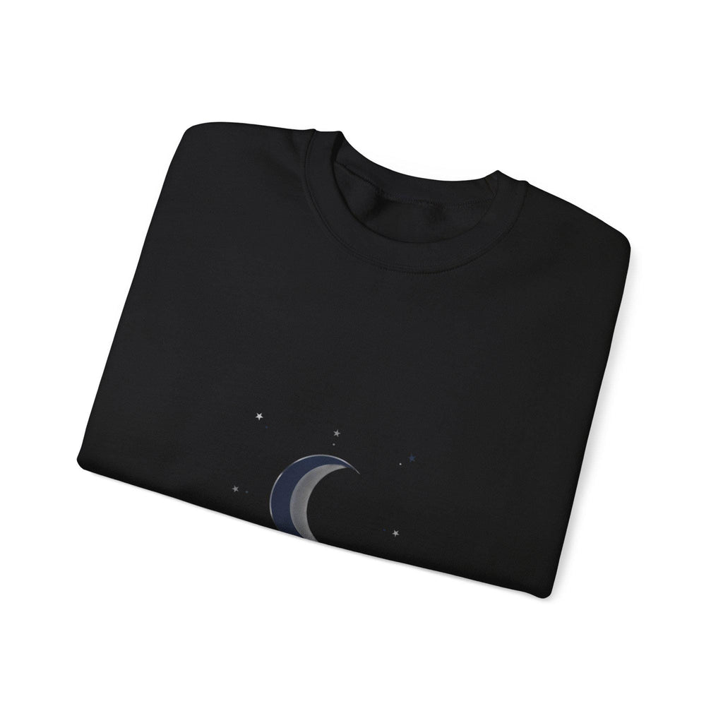 Minimal Moon Phase Crewneck Sweatshirt | celestial phase, constellation art