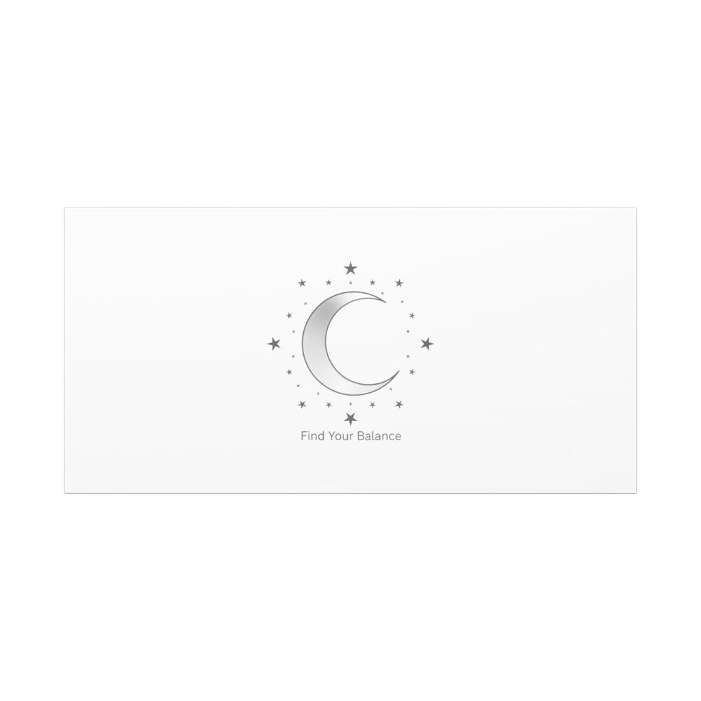 Minimal Moon Phase Canvas | Celestial Constellation Art Print, Astrology Minimalism