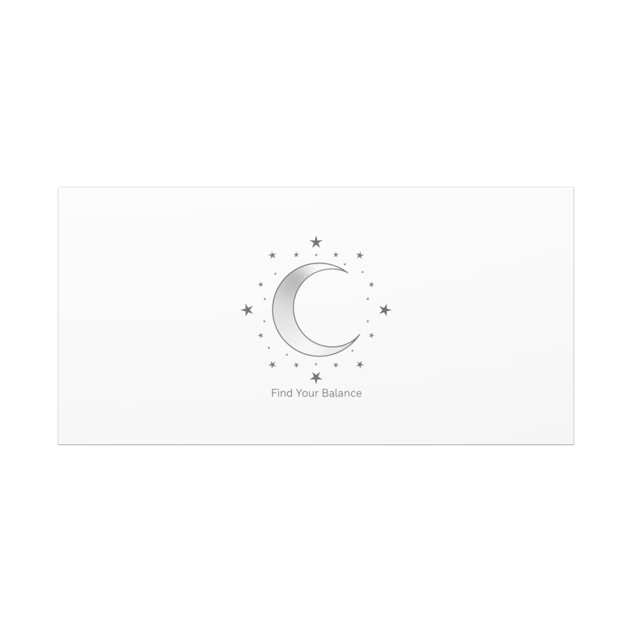Minimal Moon Phase Canvas | Celestial Constellation Art Print, Astrology Minimalism