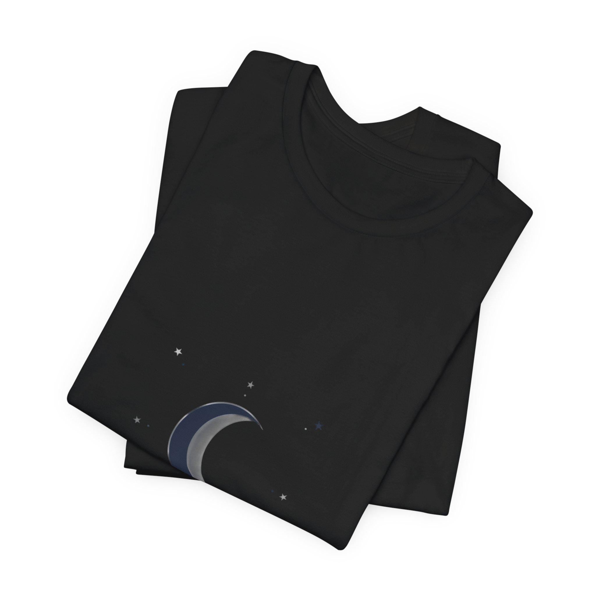 Moon Phase Minimalist Tee | Celestial Phase Shirt, Constellation Art