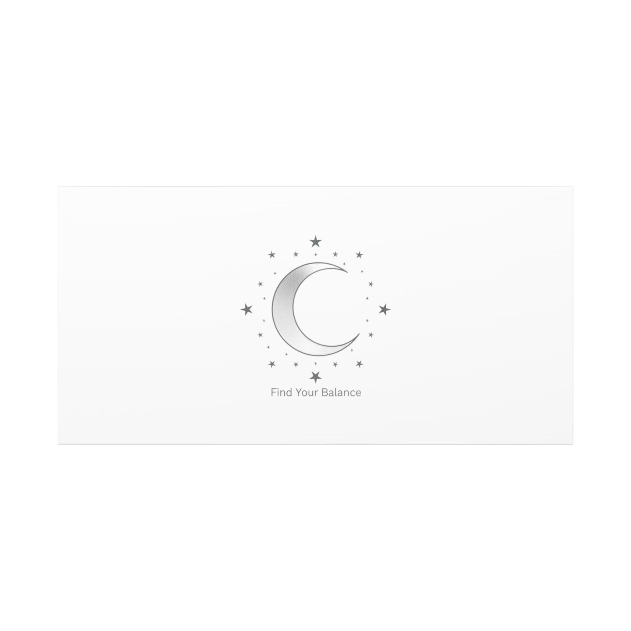 Minimal Moon Phase Canvas | Celestial Constellation Art Print, Astrology Minimalism