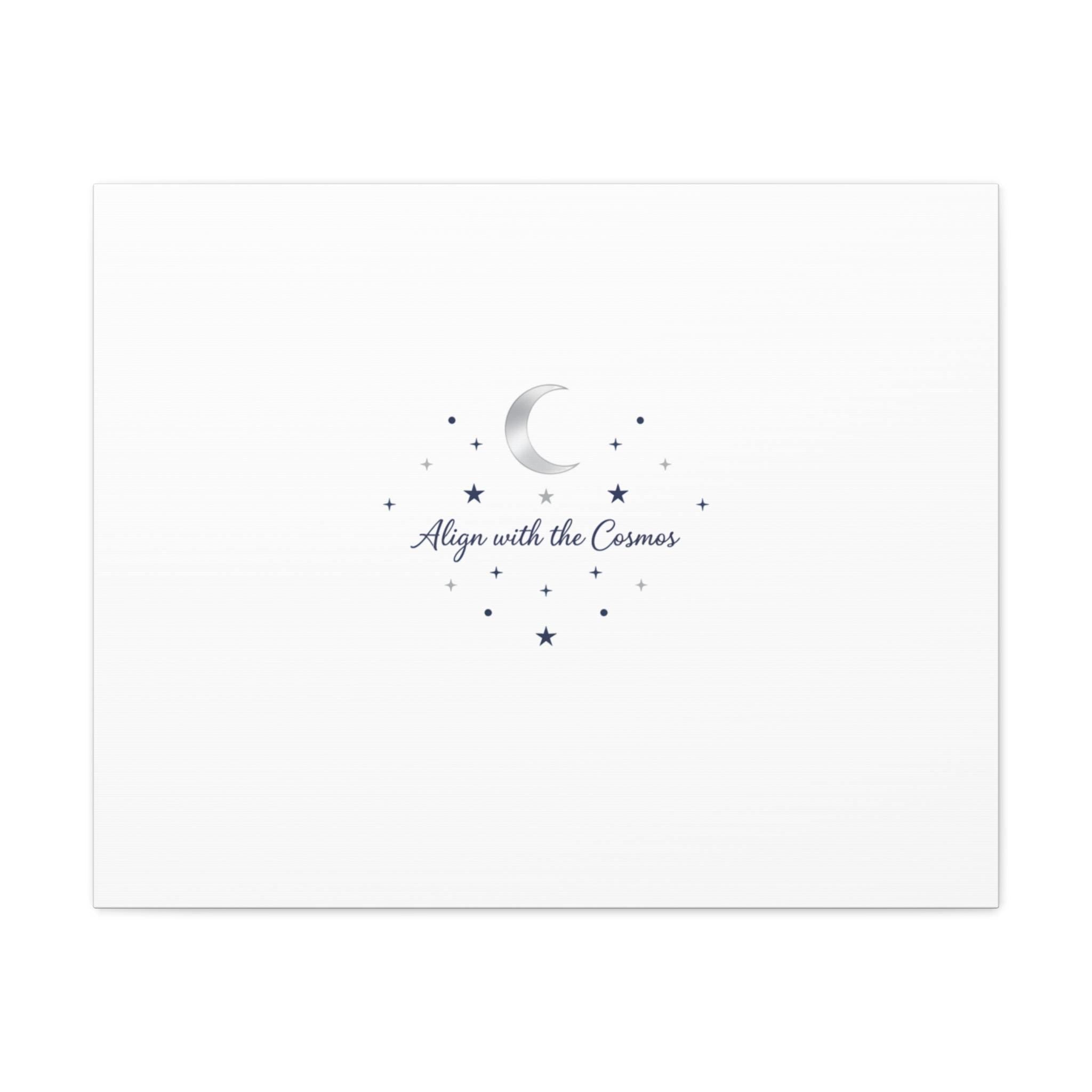 Minimal Moon Phase Canvas, celestial constellation art print | astrology wall decor