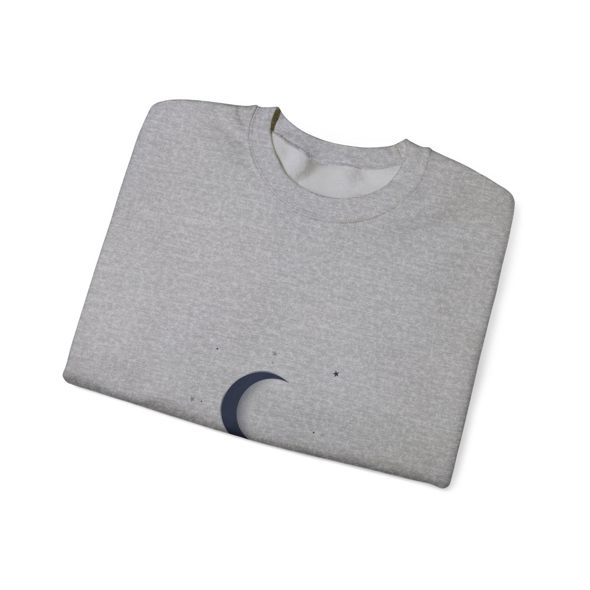 Minimal Moon Phase Crewneck Sweatshirt | celestial phase, constellation art