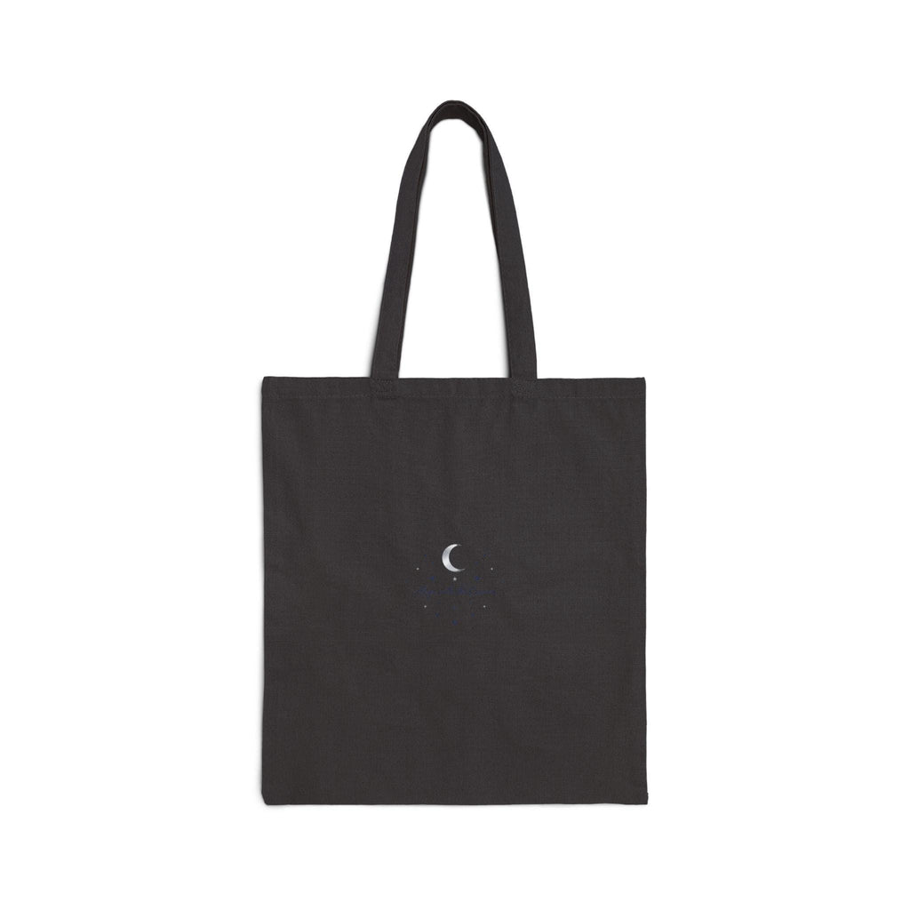 Minimal Moon Phase Tote | Celestial Phase Canvas, Constellation Line Art