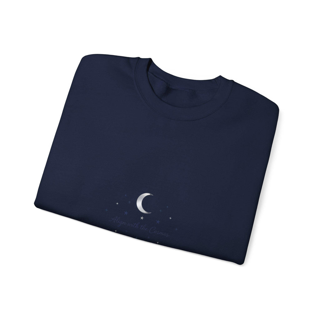 Minimal Moon Phase Constellation Sweatshirt | Celestial Minimalism, Fine-Line Astrology
