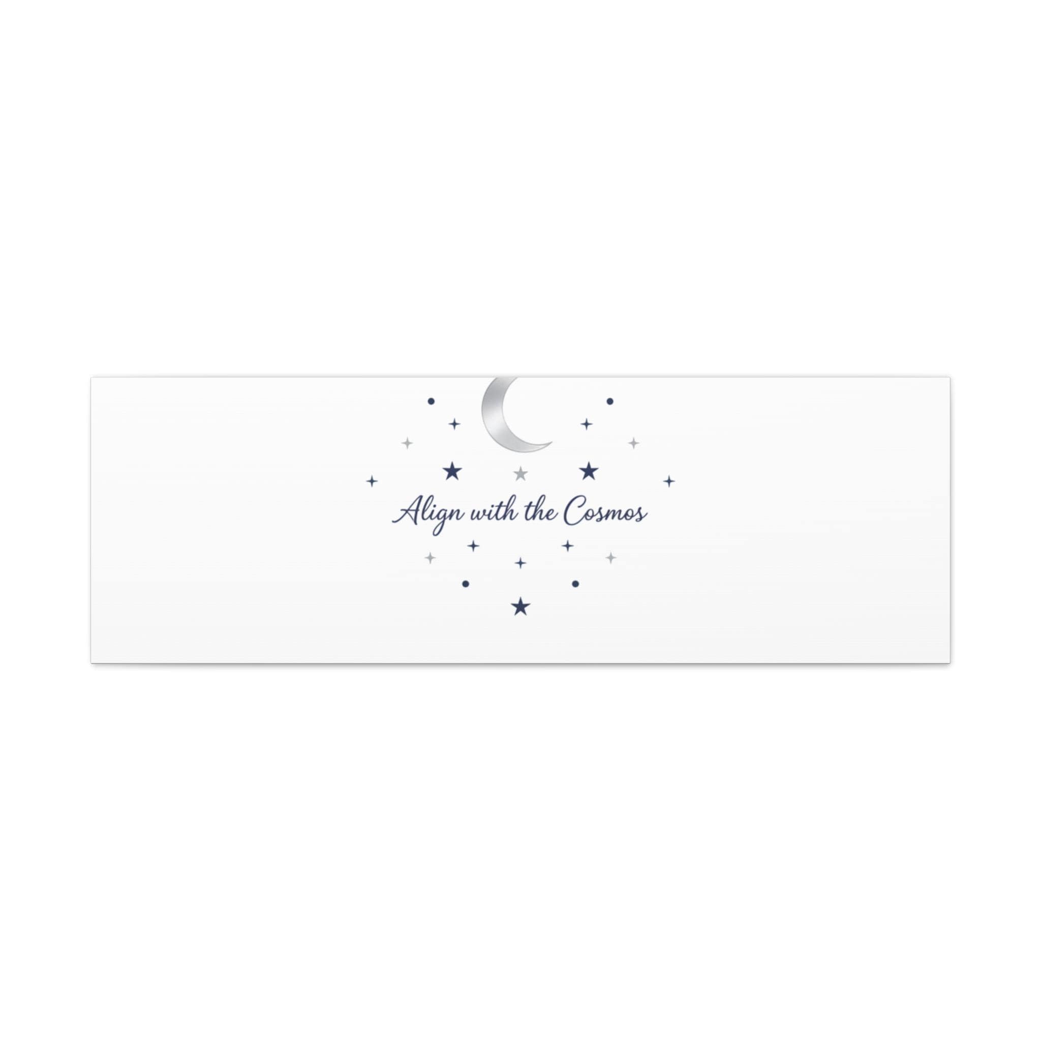 Minimal Moon Phase Canvas, celestial constellation art print | astrology wall decor