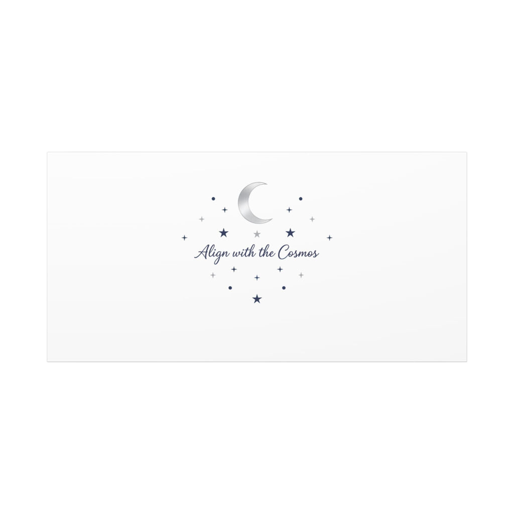 Minimal Moon Phase Canvas, celestial constellation art print | astrology wall decor