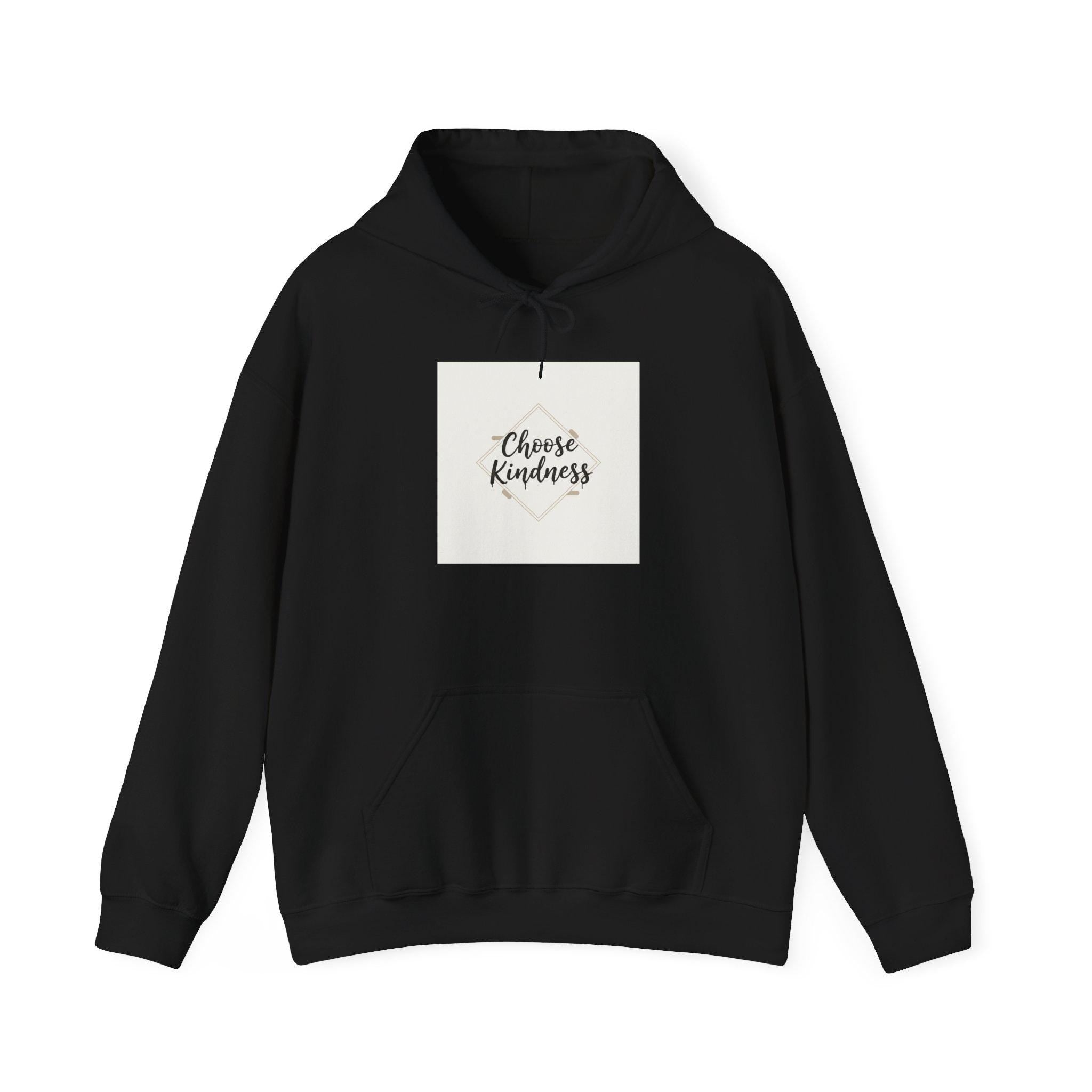 Choose Kindness Hoodie | Minimalist Hand-Lettered Quote, Script Typography Sweatshirt