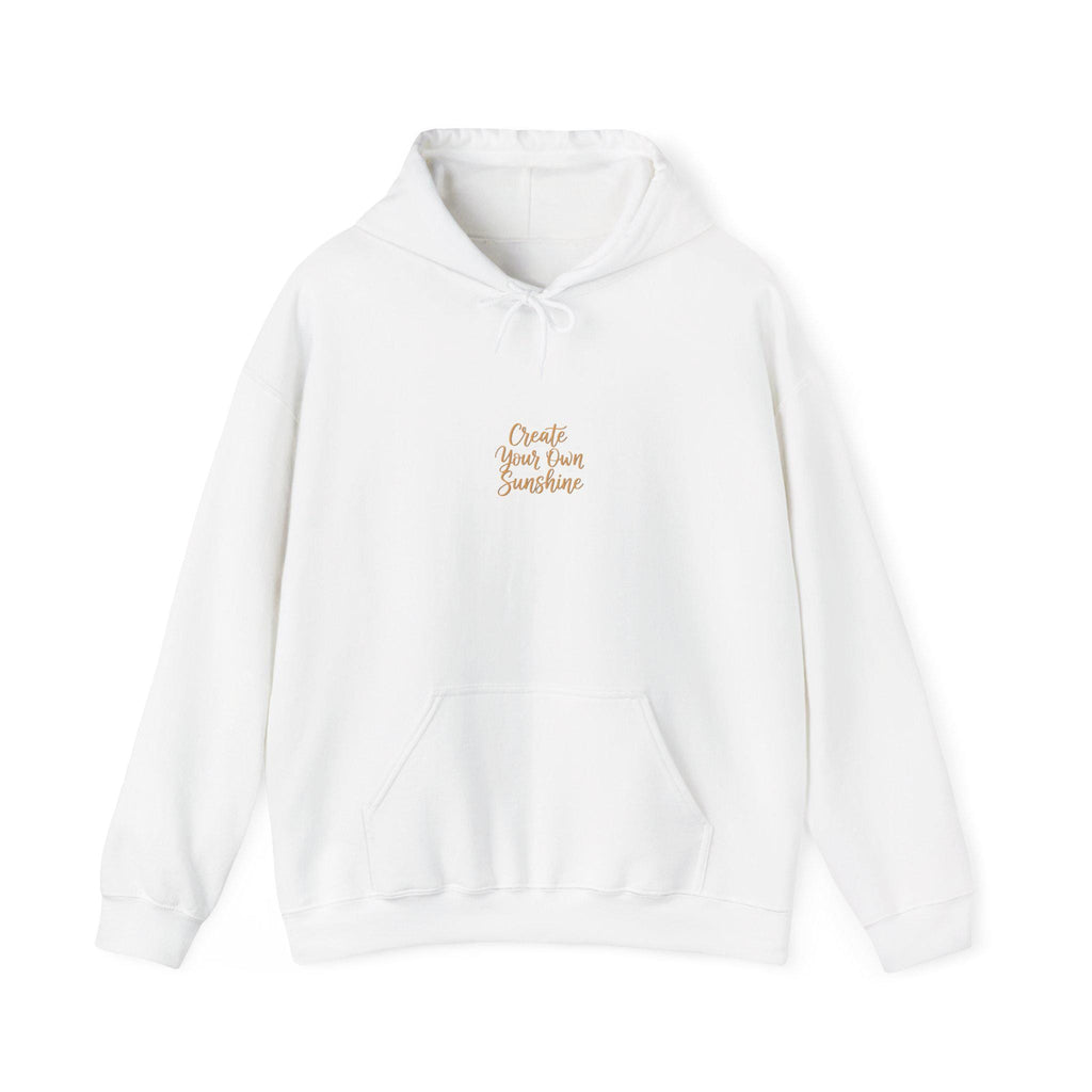 Minimalist Hand-Lettered Quote Hoodie | Script Typography, Neutral Comfort
