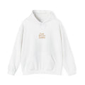 Minimalist Hand-Lettered Quote Hoodie | Script Typography, Neutral Comfort