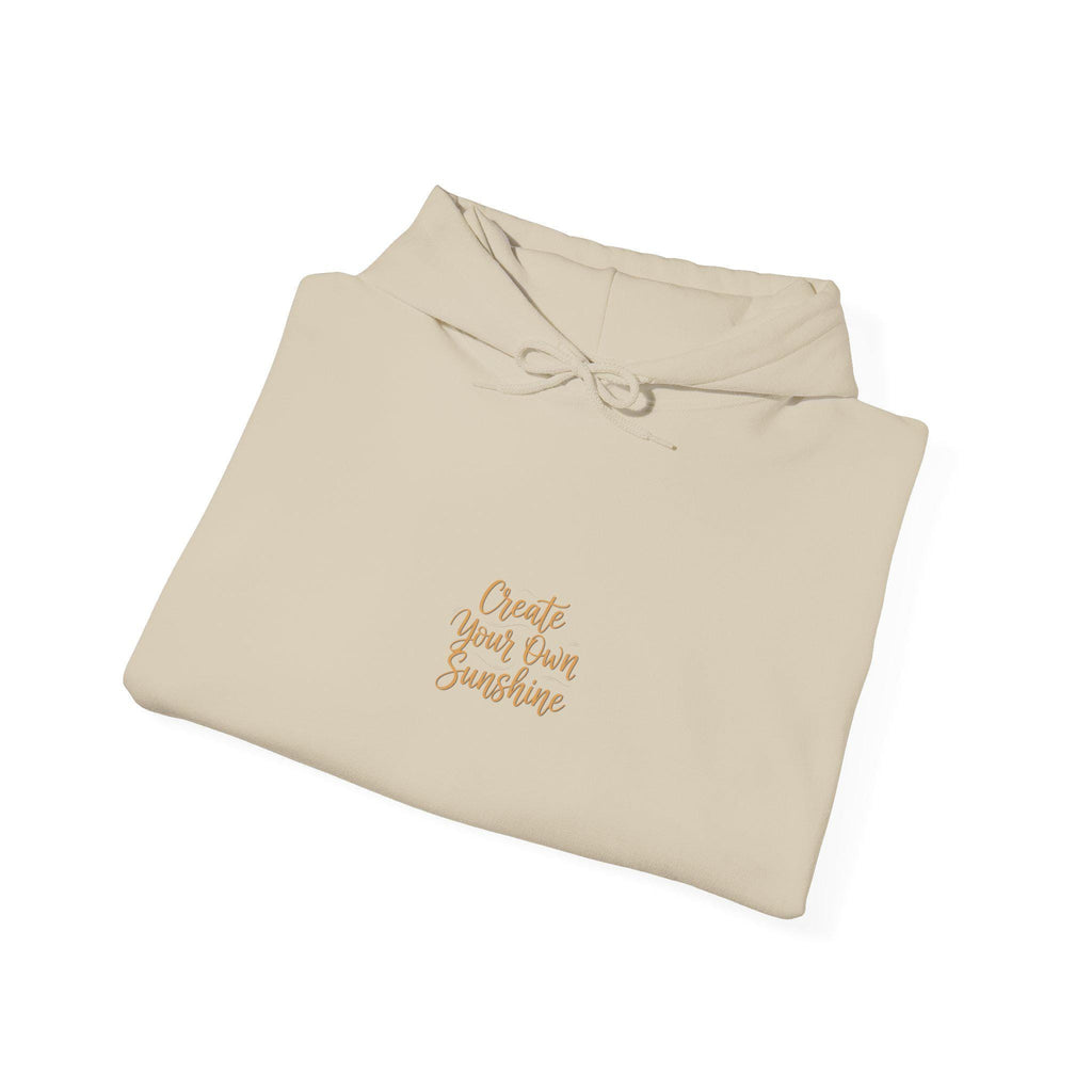 Minimalist Hand-Lettered Quote Hoodie | Script Typography, Neutral Comfort