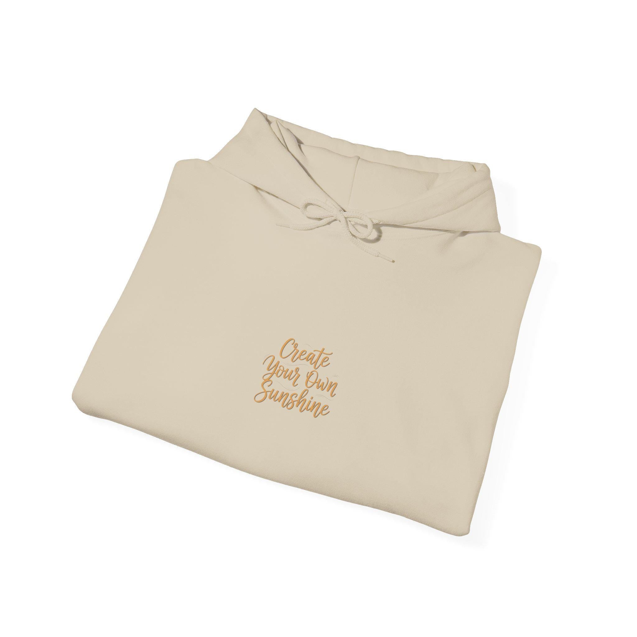 Minimalist Hand-Lettered Quote Hoodie | Script Typography, Neutral Comfort
