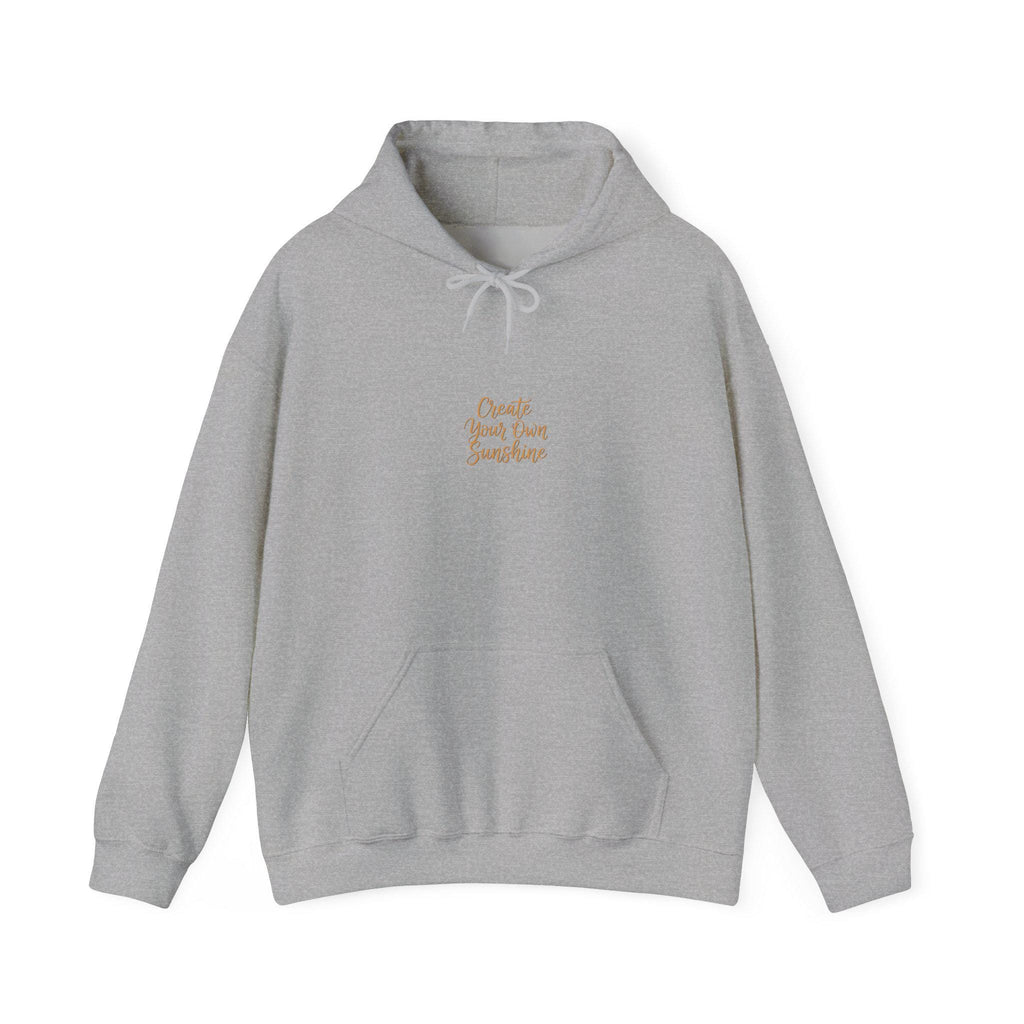 Minimalist Hand-Lettered Quote Hoodie | Script Typography, Neutral Comfort