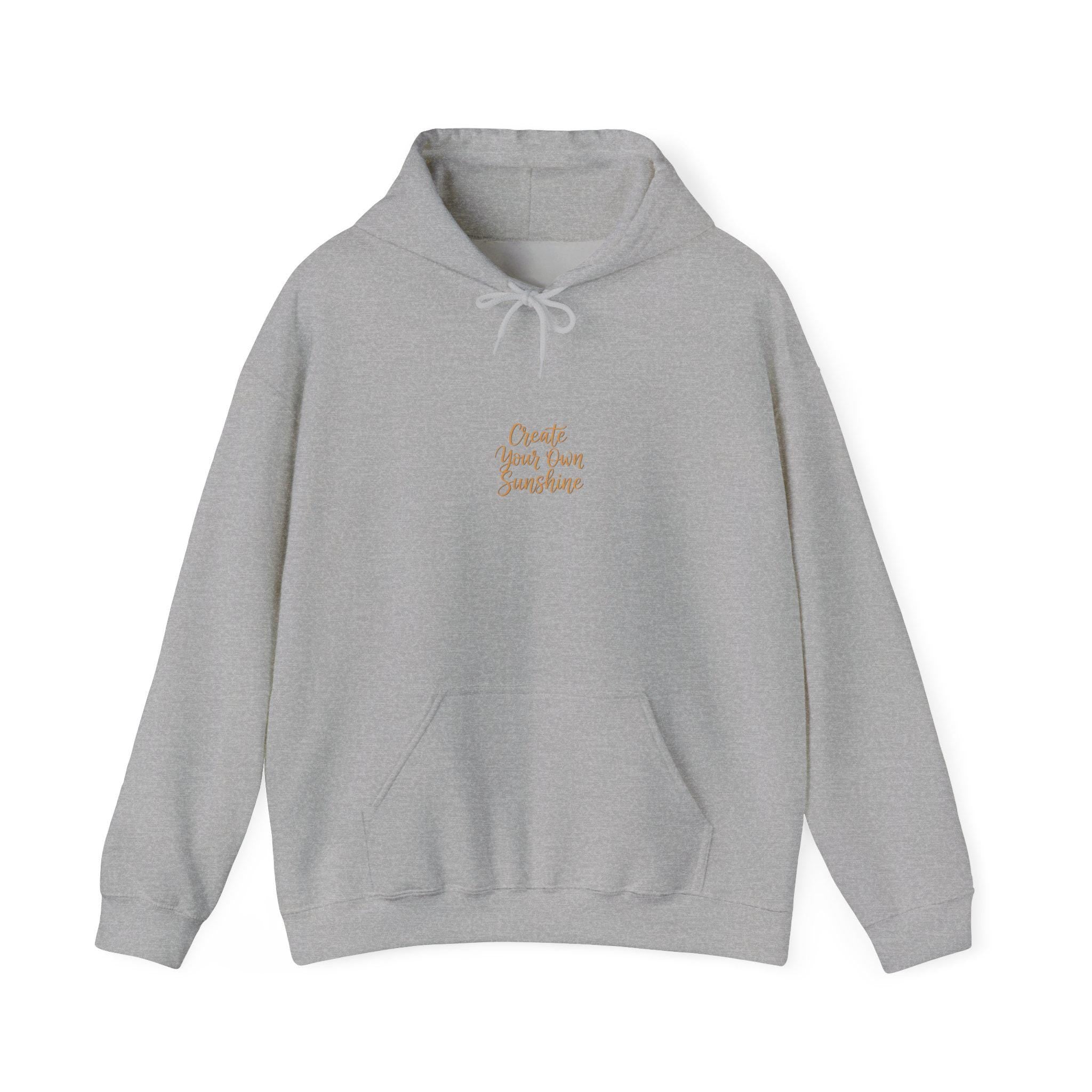 Minimalist Hand-Lettered Quote Hoodie | Script Typography, Neutral Comfort