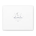Minimal Moon Phase Canvas, celestial constellation art print | astrology wall decor