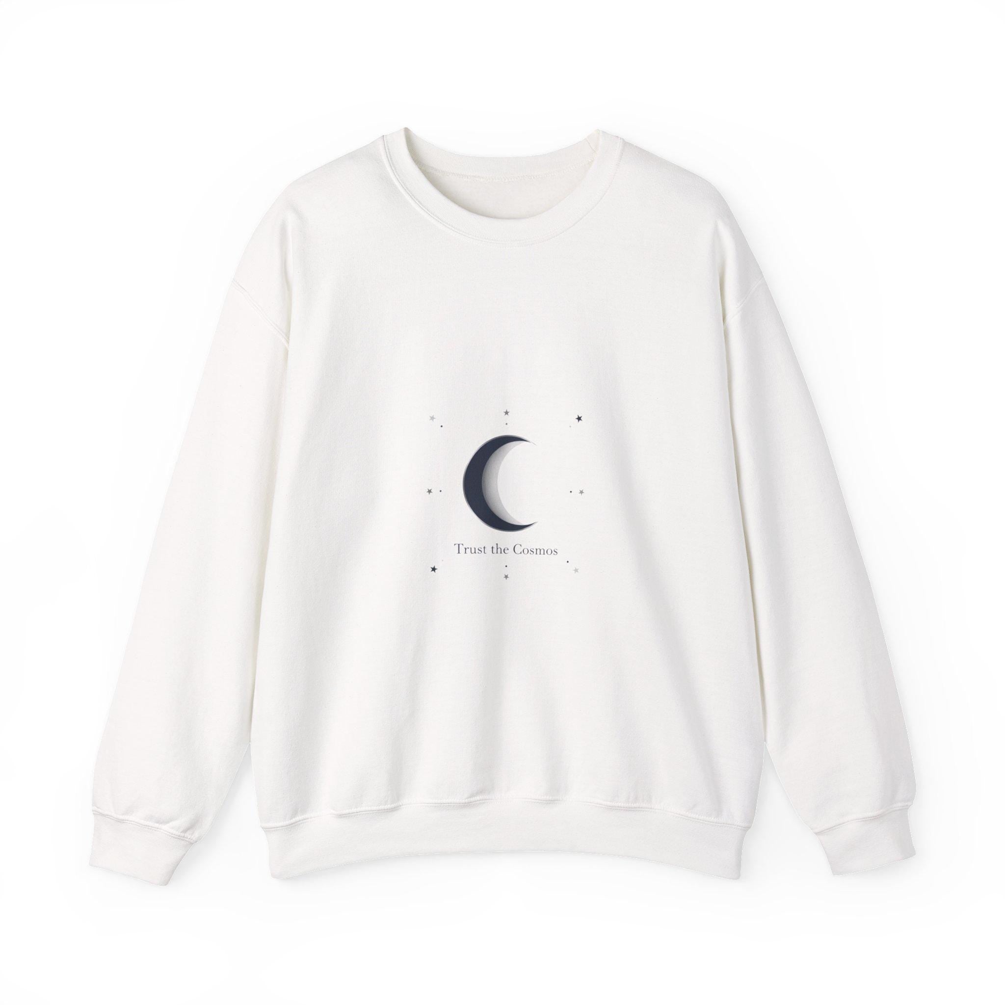 Minimal Moon Phase Crewneck Sweatshirt | celestial phase, constellation art