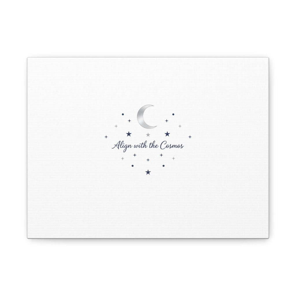 Minimal Moon Phase Canvas, celestial constellation art print | astrology wall decor
