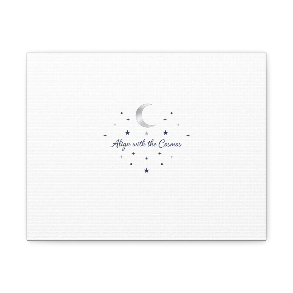 Minimal Moon Phase Canvas, celestial constellation art print | astrology wall decor