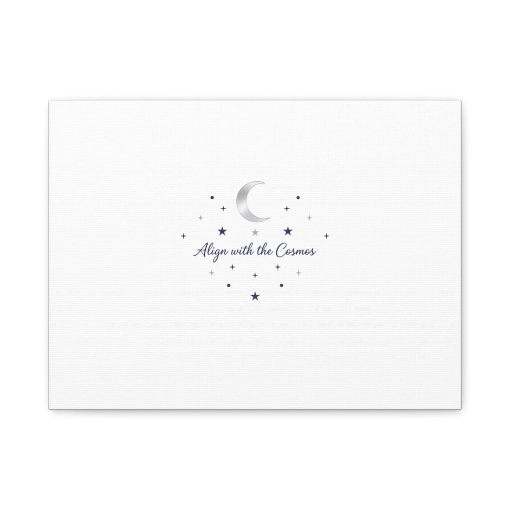 Minimal Moon Phase Canvas, celestial constellation art print | astrology wall decor