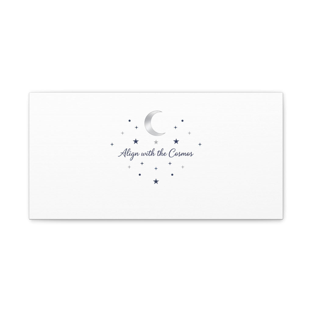 Minimal Moon Phase Canvas, celestial constellation art print | astrology wall decor