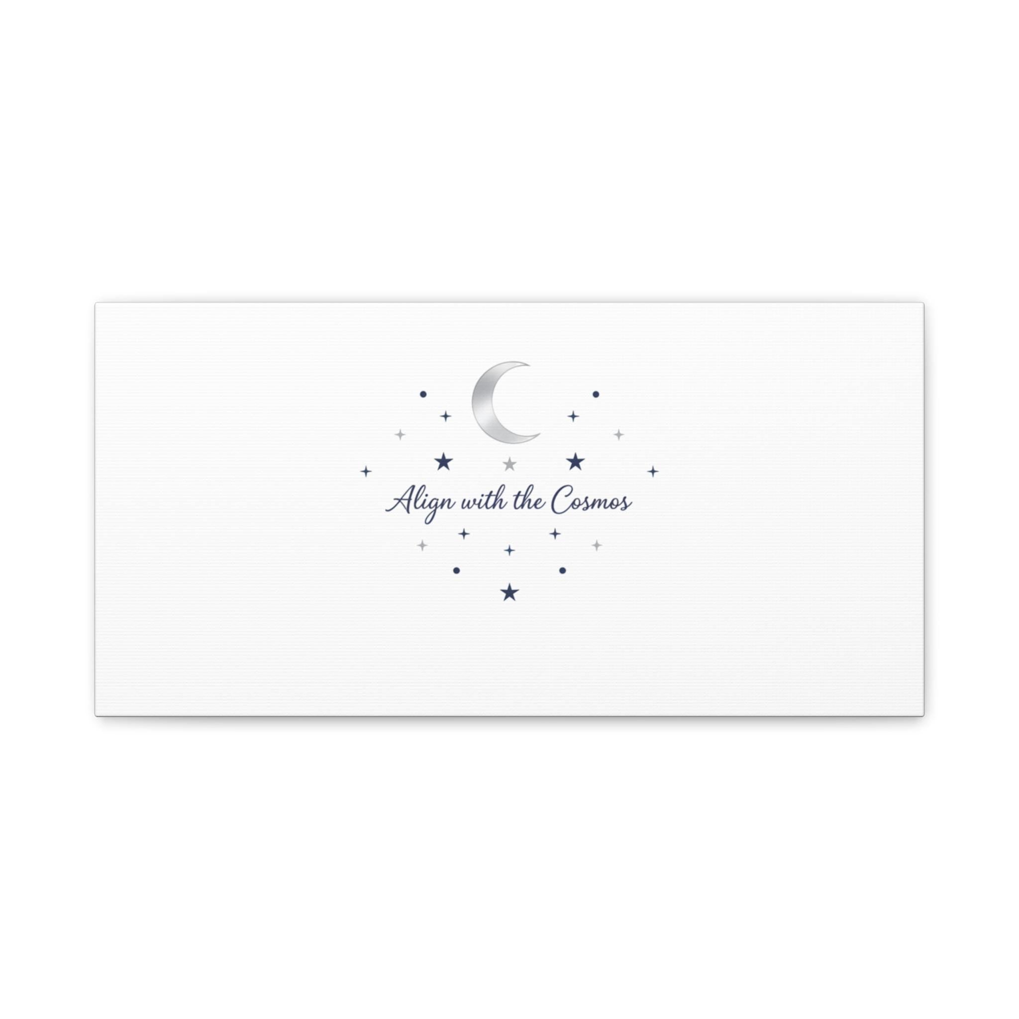 Minimal Moon Phase Canvas, celestial constellation art print | astrology wall decor