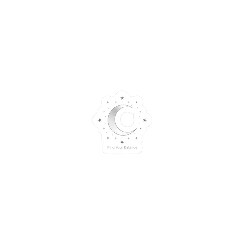 Minimal Moon Phase Crescent Sticker | Celestial Astrology, Constellation Decal