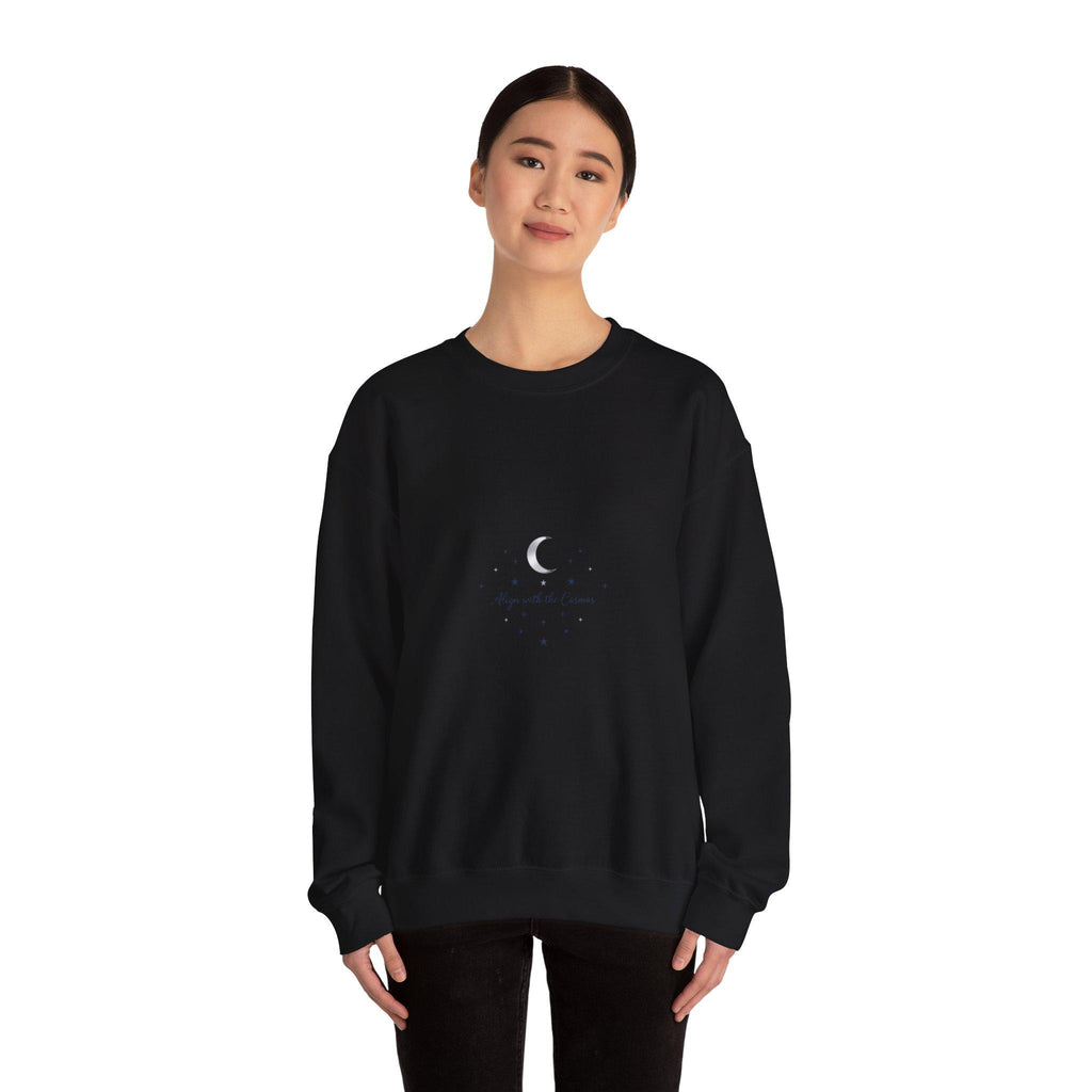 Minimal Moon Phase Constellation Sweatshirt | Celestial Minimalism, Fine-Line Astrology