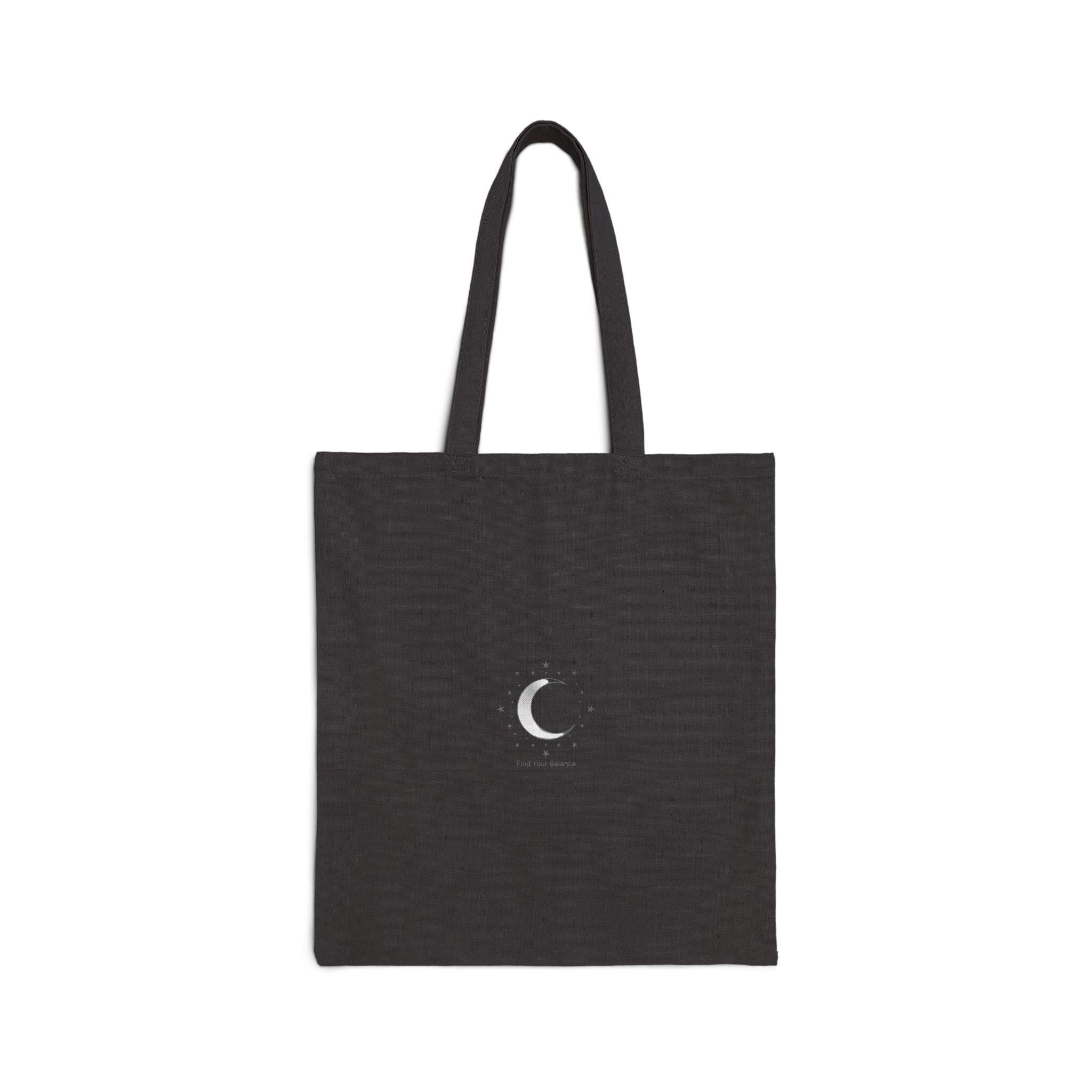 Moon Phase Constellation Tote, Minimal Astrology Design, Celestial Canvas Bag