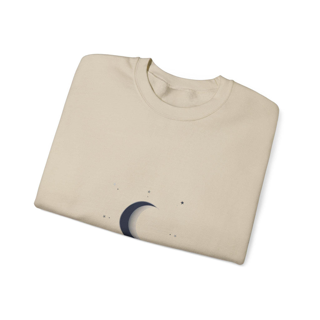 Minimal Moon Phase Crewneck Sweatshirt | celestial phase, constellation art