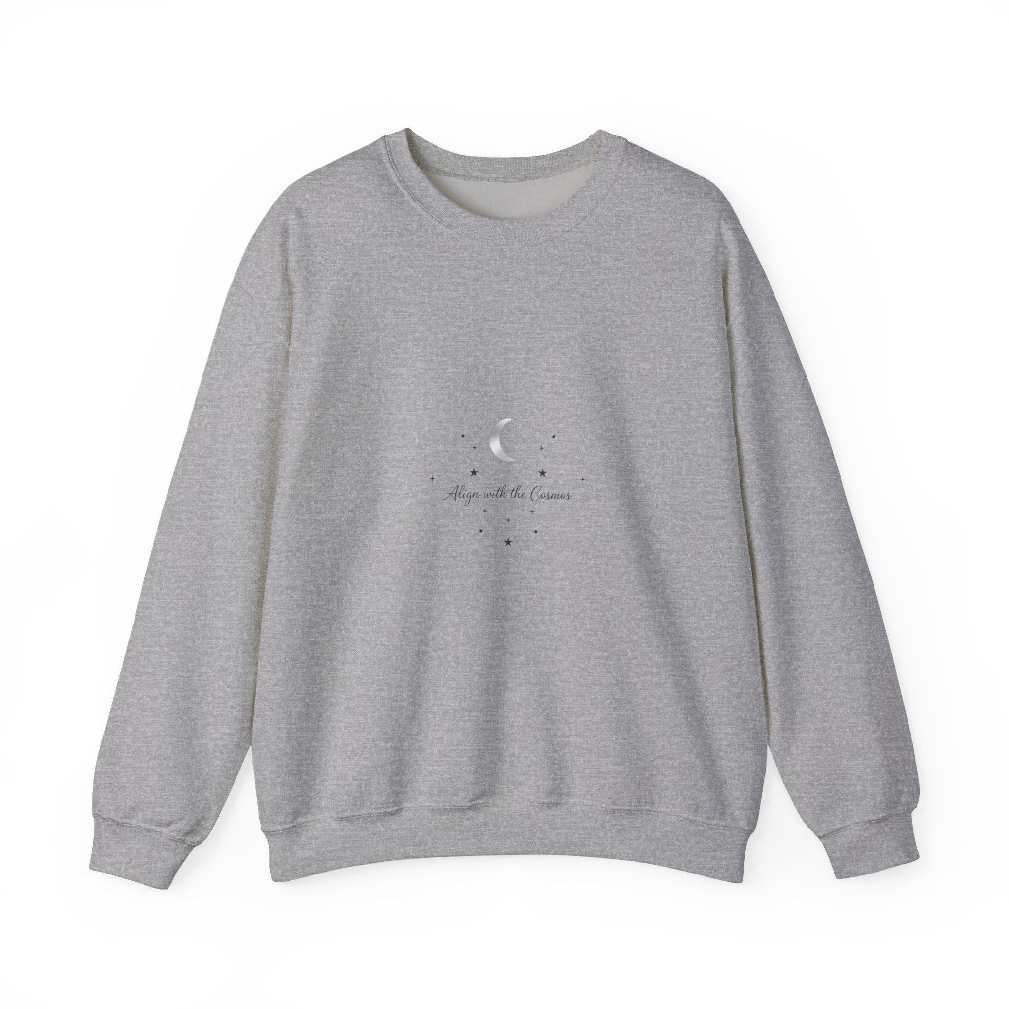 Minimal Moon Phase Constellation Sweatshirt | Celestial Minimalism, Fine-Line Astrology