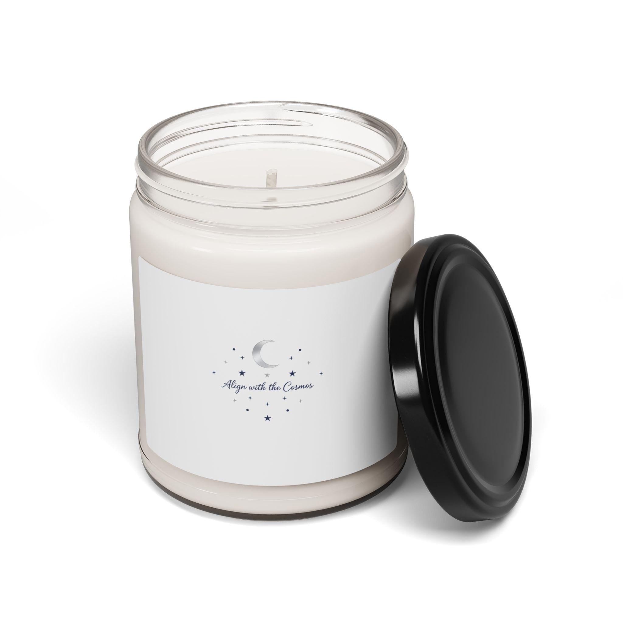 Moon Phase Constellation Soy Candle, Minimal Astrology Celestial Jar