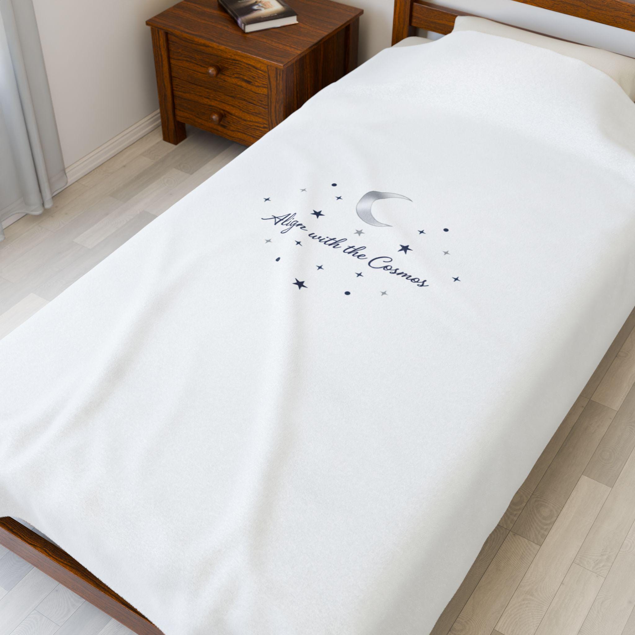 Moon Phases Constellation Blanket | Minimal Astrology, Celestial Phase Throw