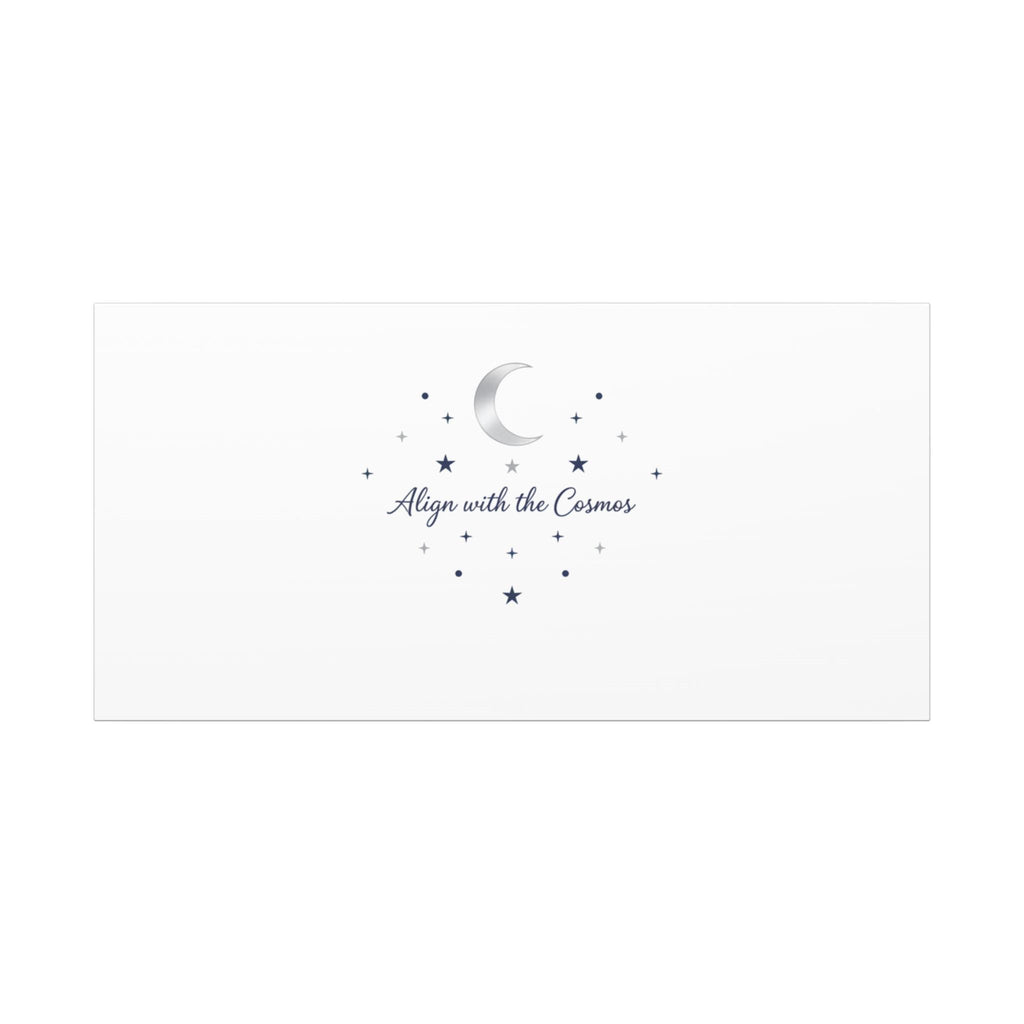 Minimal Moon Phase Canvas, celestial constellation art print | astrology wall decor