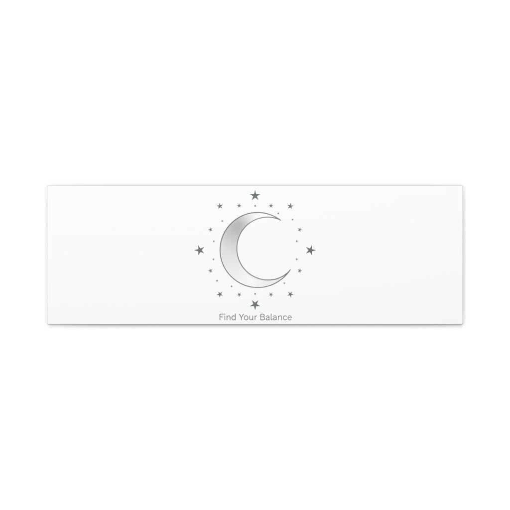 Minimal Moon Phase Canvas | Celestial Constellation Art Print, Astrology Minimalism