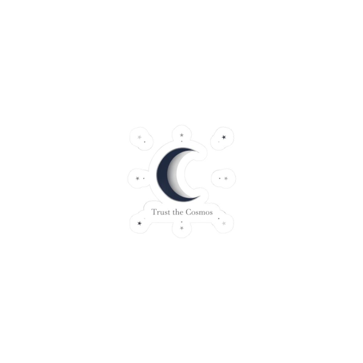 Trust the Cosmos Moon Phase Sticker | Minimal Astrology, Constellation Art
